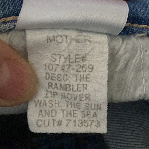 Mother Superior The Rambler Zip Hover The Sun and The Sea Jeans 30 - Picture 9 of 16